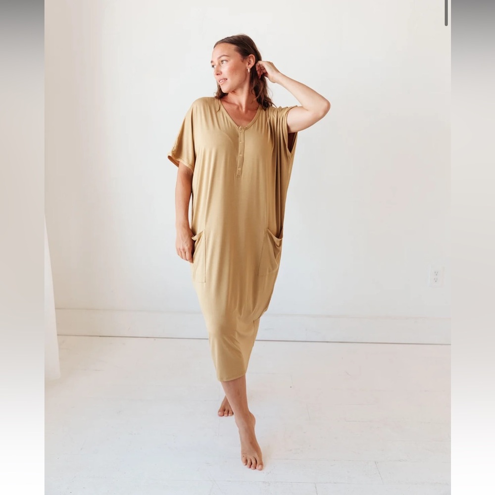 Dwell & Slumber Cocoon Dress | Honey